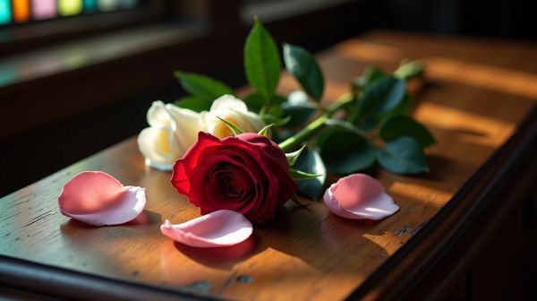 Offrez des roses pour un dernier adieu poignant